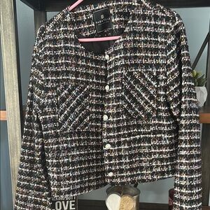 Bagatelle Multicolor Tweed Blazer